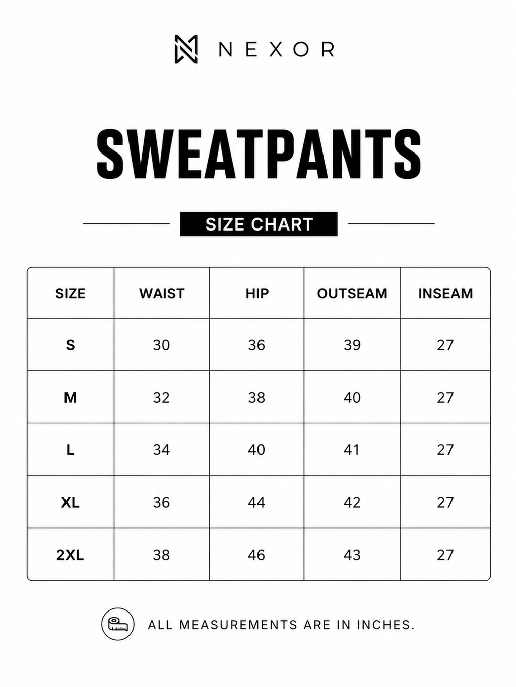 Essential Terry Sweatpants — Black